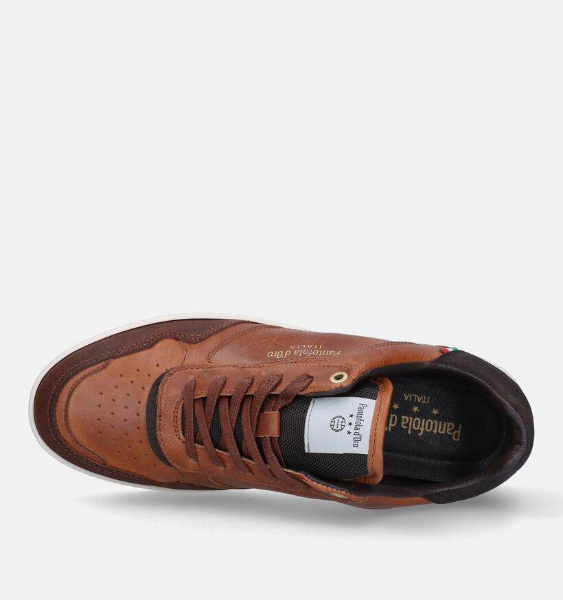 Pantofola d'Oro Vivaro Uomo Cognac Veterschoenen voor heren (329975) - geschikt voor steunzolen