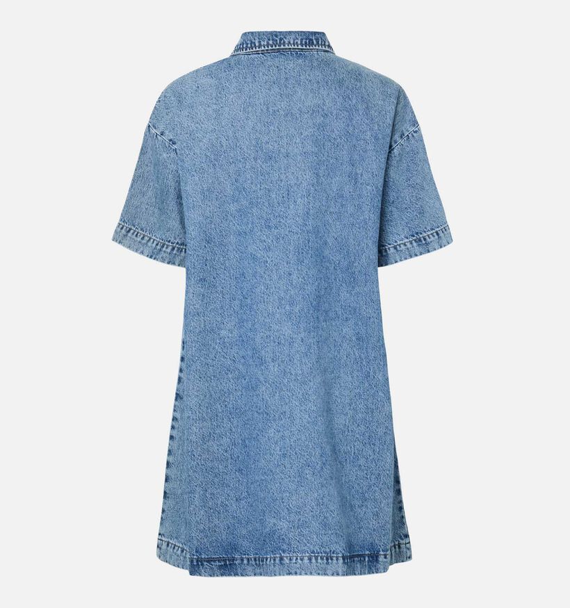 Pieces Sky A-Shape Denim Blauwe Jeansjurk voor dames (367050)