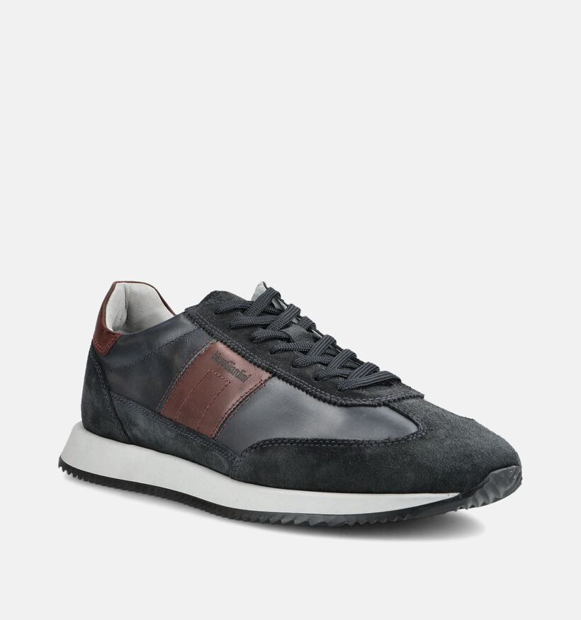 NeroGiardini Chaussures plates en Bleu pour hommes (382162) - pour semelles orthop&eacute;diques