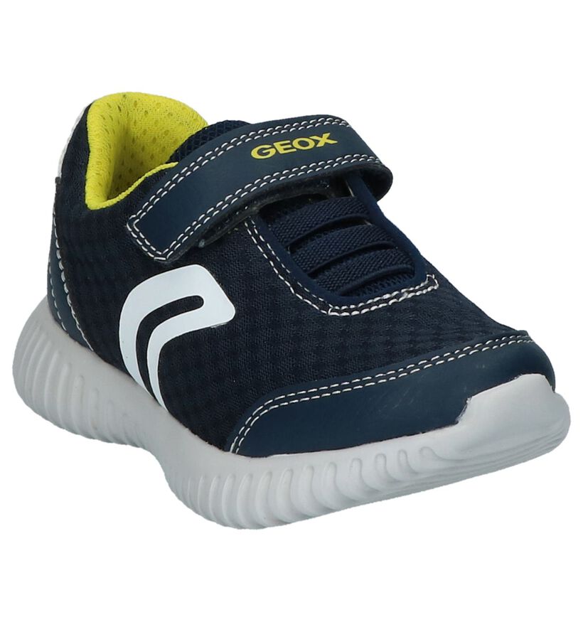 Geox Lage Geklede Sneakers Blauw in stof (210534)