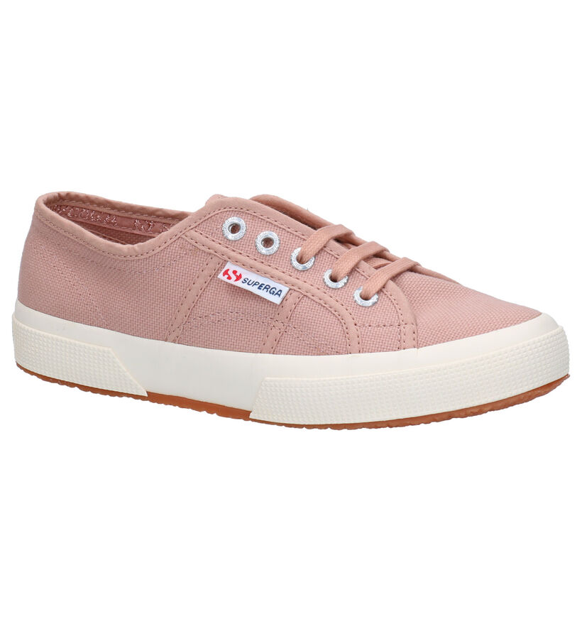 Superga Grijze Sneakers in stof (284295)