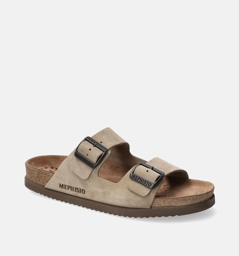 Mephisto Nerio Sandvel Beige Slippers voor heren (355188)