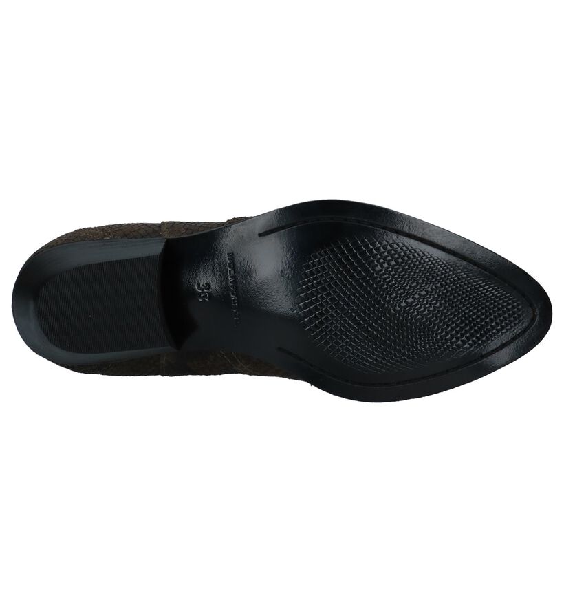 Bullboxer Santiags en Vert kaki en nubuck (248686)
