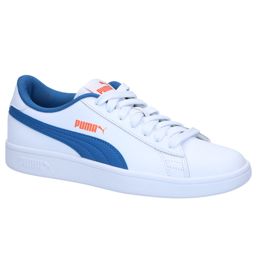 Puma Smash Sneakers en Blanc en cuir (265618)