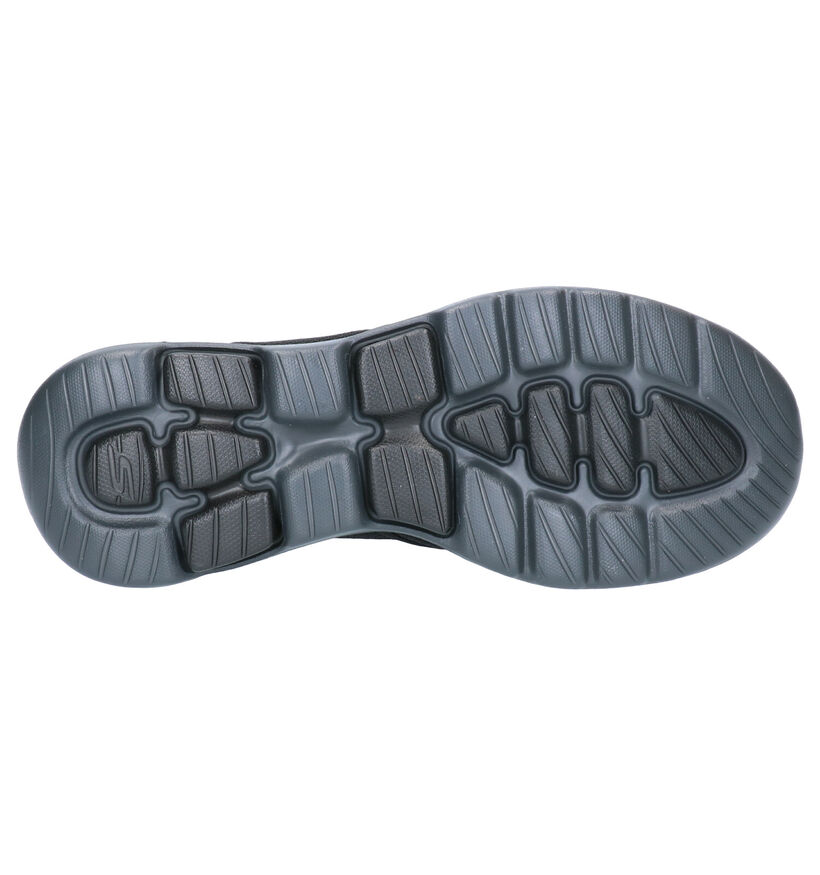 Skechers Go Walk 5 Zwarte Slip-on Sneakers in stof (272829)