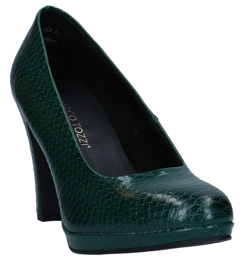 Marco Tozzi Escarpins classique en Noir en simili cuir (277609)