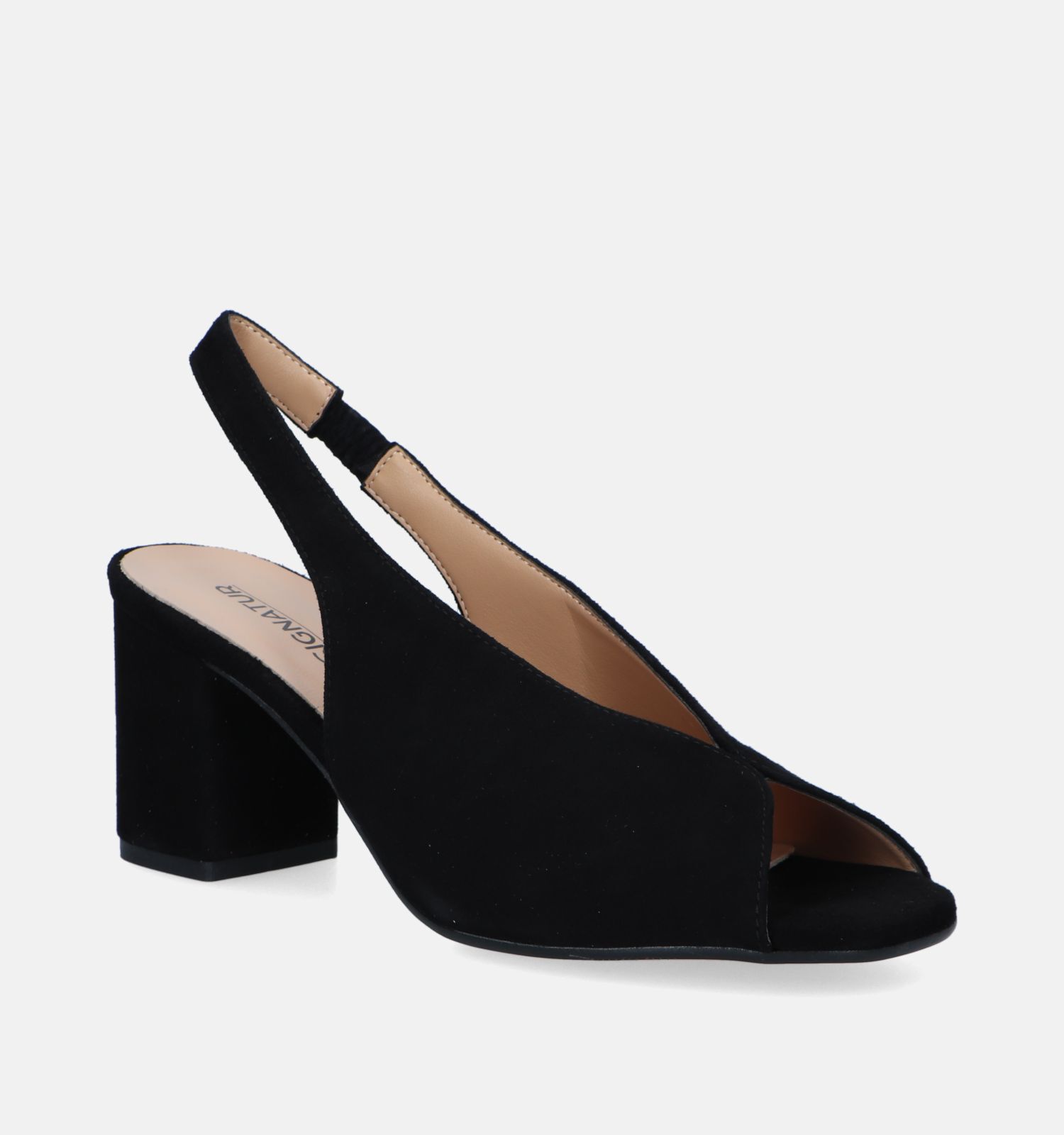Signatur Zwarte Sandalen Met Hak Dames Sandalen Online op TORFS.BE