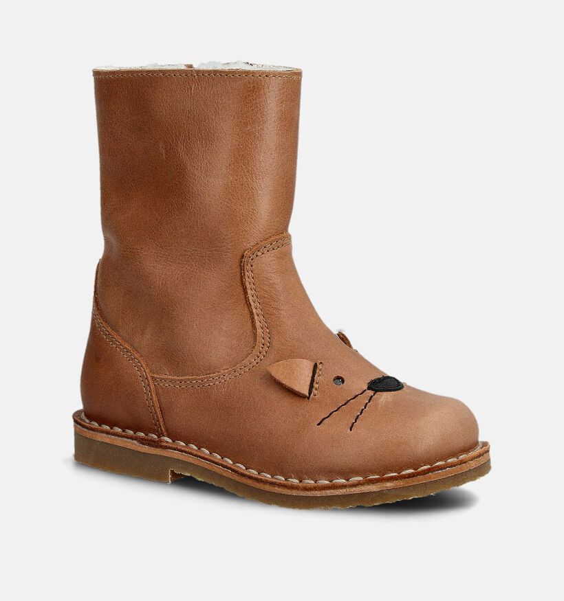 Milo & Mila Cognac Laarzen voor meisjes (363020)