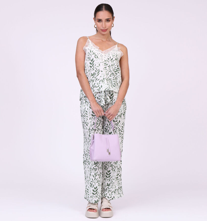 Millenium Pantalon large en Blanc/vert (317283)