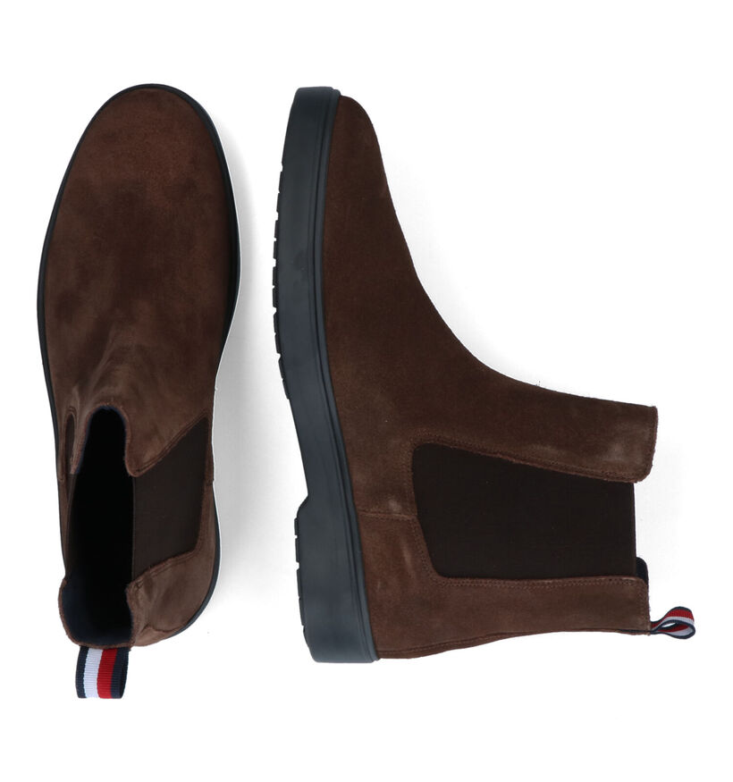 Tommy Hilfiger Classic Chelsea Boots en Brun en daim (314264)