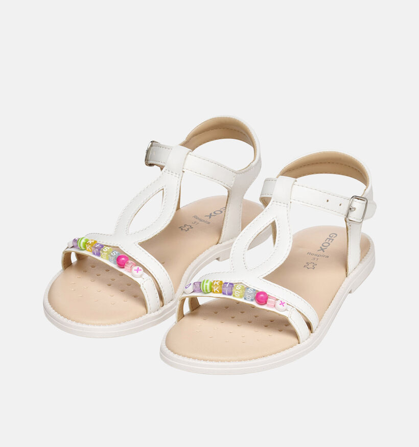 Geox Karly Witte Sandalen voor meisjes (368862)