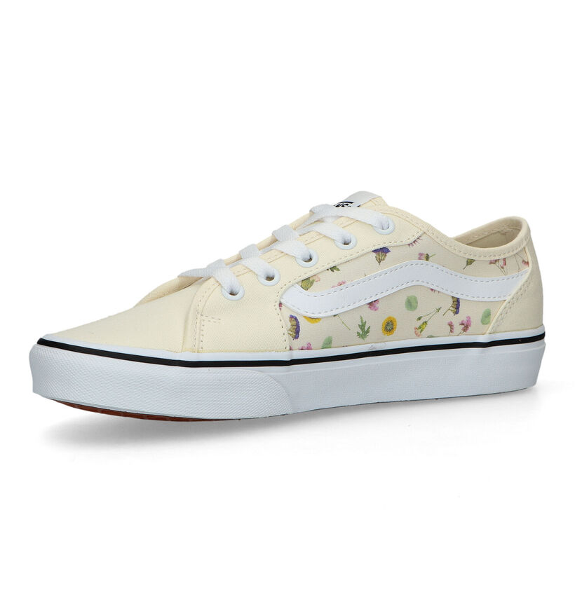 Vans Filmore Decon Baskets pour skate en Naturel pour femmes (351338)