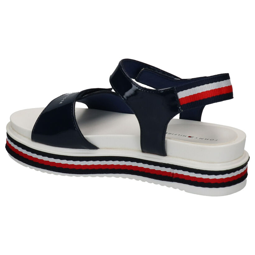 Tommy Hilfiger Blauwe Sandalen in lak (266574)