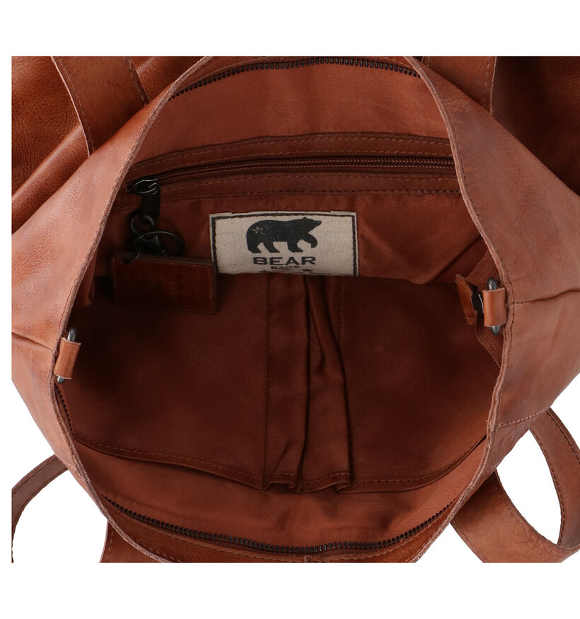 Bear Design Cabas en Cognac en cuir (299638)