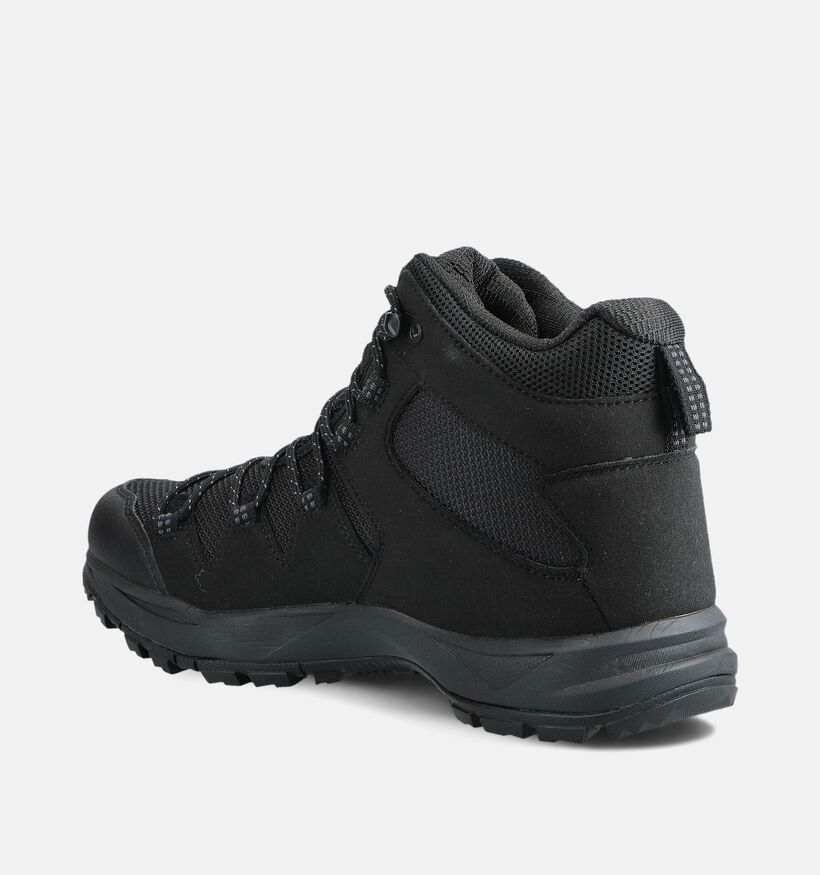 ICEPEAK Ansio Chaussures de randonnée en Noir pour hommes (361834) - pour semelles orthopédiques