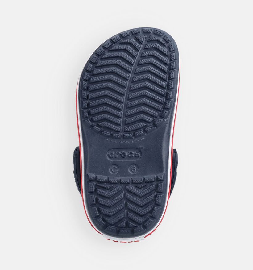 Crocs Crocband Claquettes en Bleu fonc&eacute; pour filles, gar&ccedil;ons (371010)