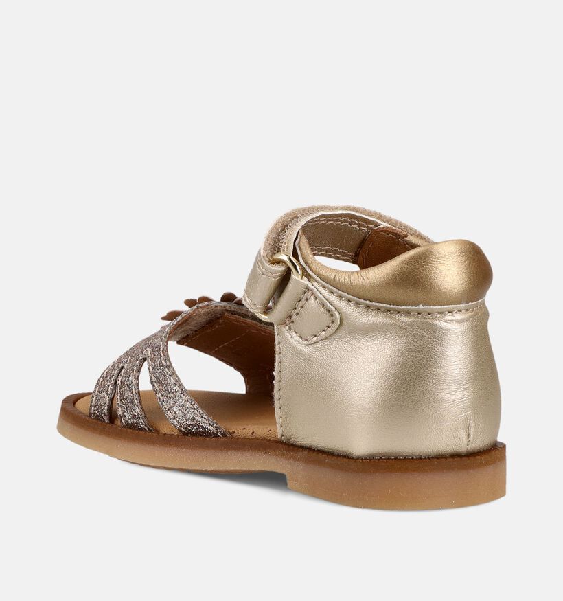 STONES and BONES Marv Sandales pour b&eacute;b&eacute; en Or pour filles (369621)