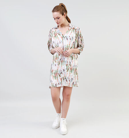Robe courte blanc