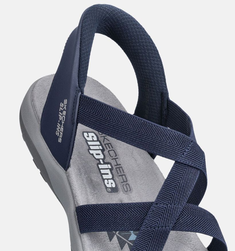 Skechers Reggae Slim Stretch Flex Donkerblauwe Sandalen voor dames (371261)