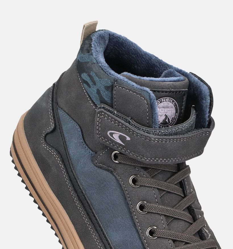 O'Neill Matts Mid Baskets montantes en Gris/Bleu pour filles, garçons (363282)