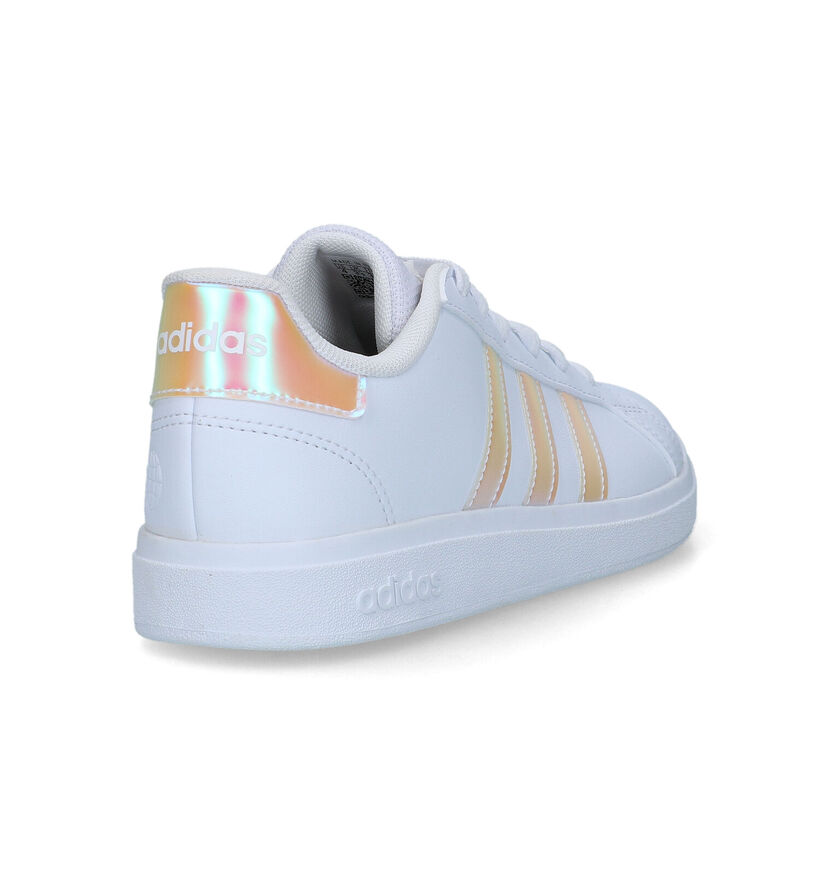 adidas Grand Court 2.0 K Witte Sneakers voor meisjes (332128)