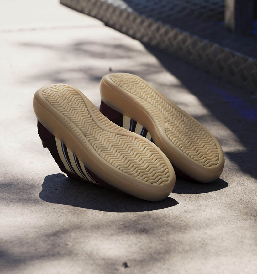 adidas Barreda Baskets sportives en Bordeaux pour femmes (359432) - pour semelles orthopédiques