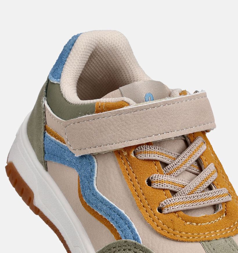 Milo & Mila Baskets en Beige/Color block pour gar&ccedil;ons (371096)