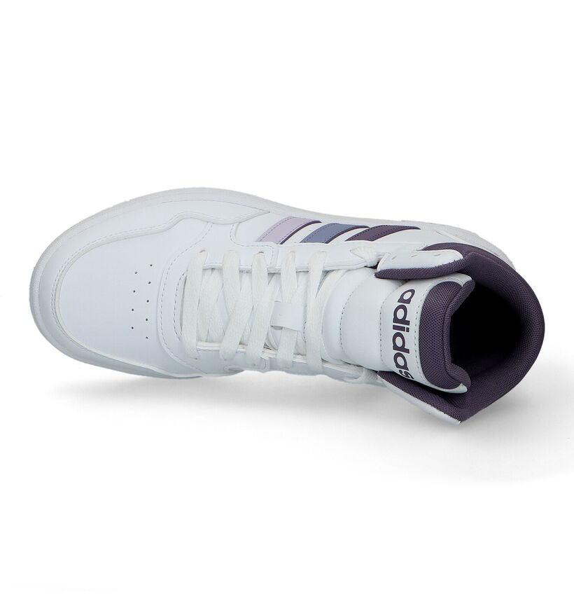 adidas Hoops 3.0 Mid Baskets en Blanc pour femmes (326254)