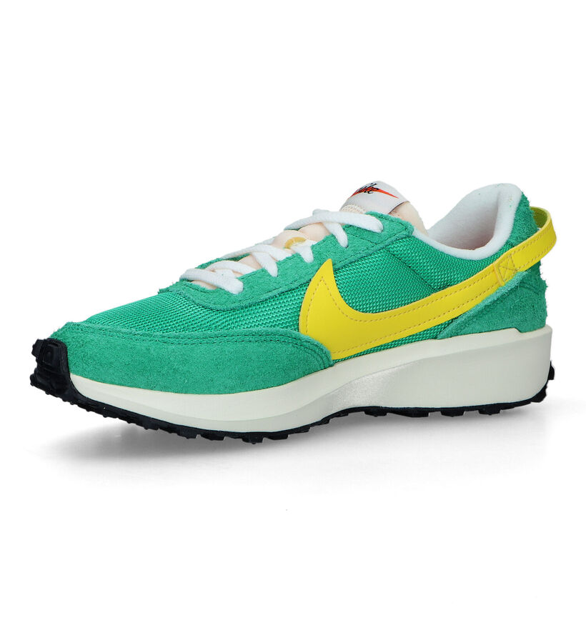 Nike Waffle Debut Groene Sneakers voor dames (324663) - geschikt voor steunzolen