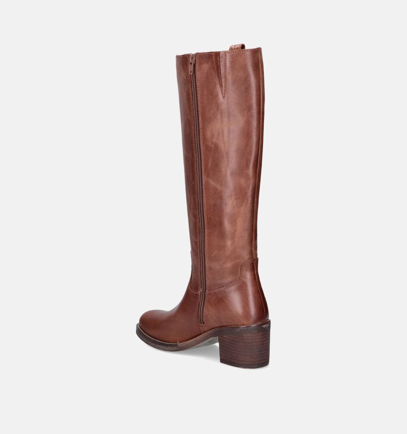 Posh by Poelman Cognac Lange laarzen voor dames (356744)