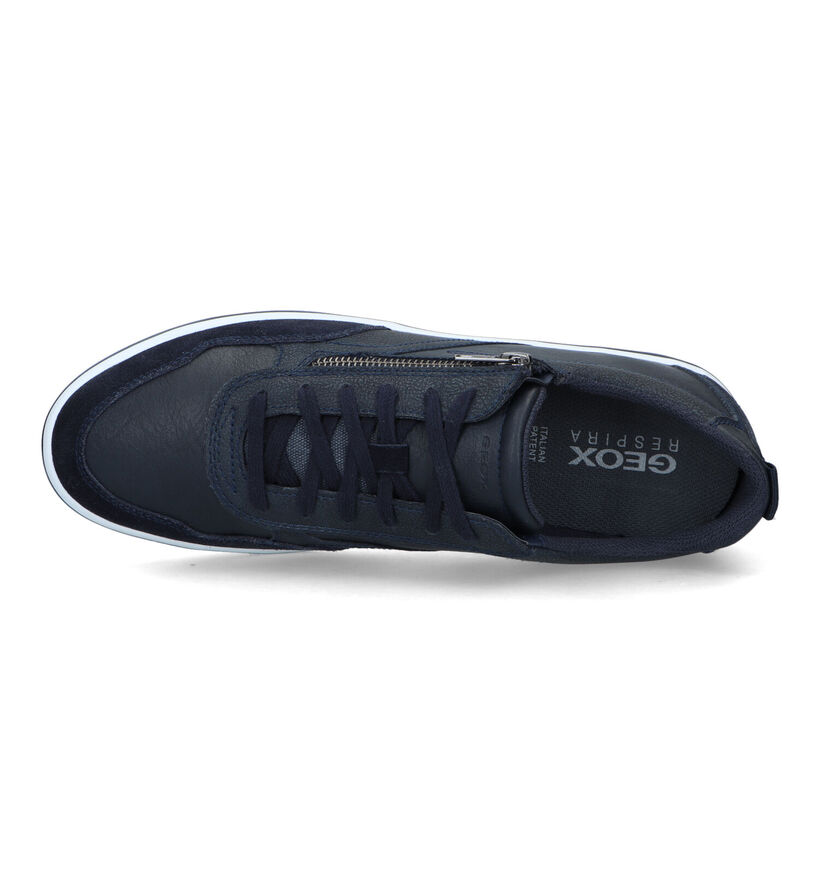 Geox Optek Elver Chaussures à lacets en Bleu pour hommes (320087) - pour semelles orthopédiques