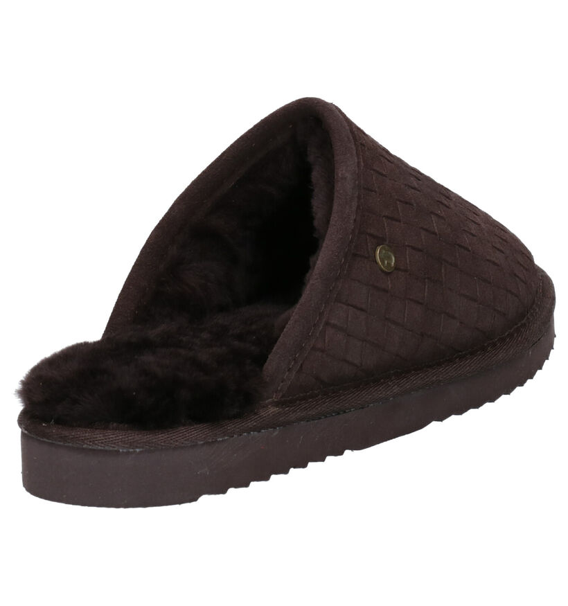 Warmbat Classic Bruine Pantoffels voor heren (314423)