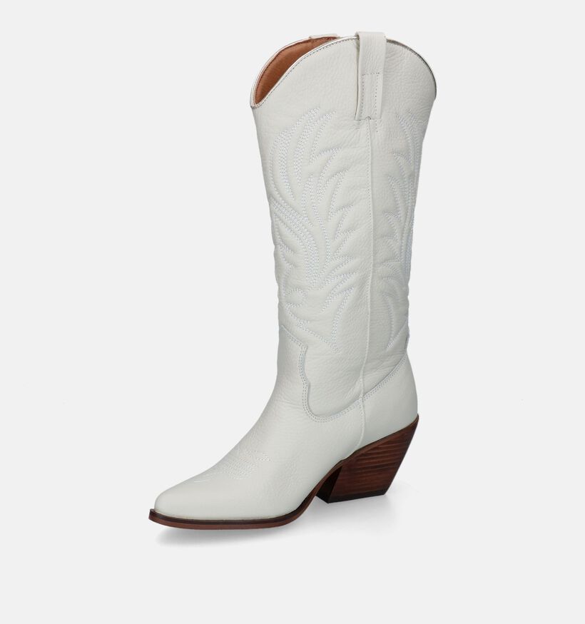 Shoecolate Bottes hautes en Blanc pour femmes (325141)