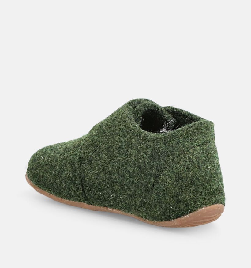 Living Kitzb&uuml;hel Pantoufles en Vert pour gar&ccedil;ons (381166)
