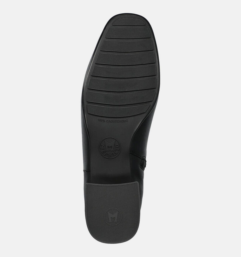 Mephisto Johana Zwarte Enkellaarzen met Lage Hak voor dames (379080) - geschikt voor steunzolen