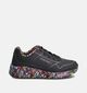Skechers Uno Lite Lovely Luv Zwarte Sneakers voor meisjes (360952)