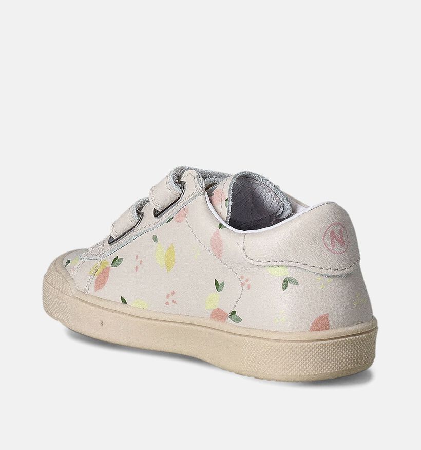 Naturino Eindhoven Ecru Velcroschoenen voor meisjes (355325) - geschikt voor steunzolen