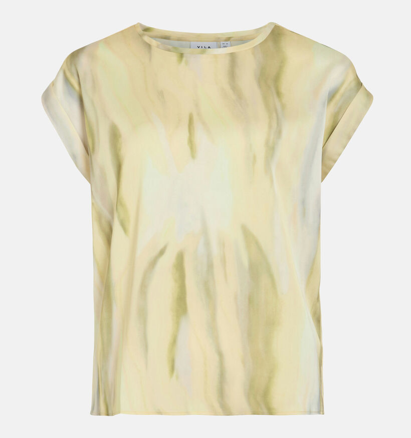 Vila Viellette T-shirt en Jaune pour femmes (359471)