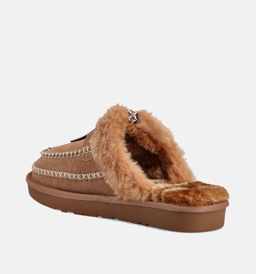 Torfs Home Pantoufles en Marron pour femmes (364865)