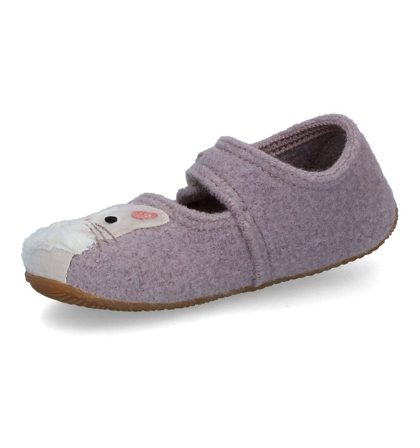 Living Kitzbühel Pantoufles fermées en Violet pour filles (317007)