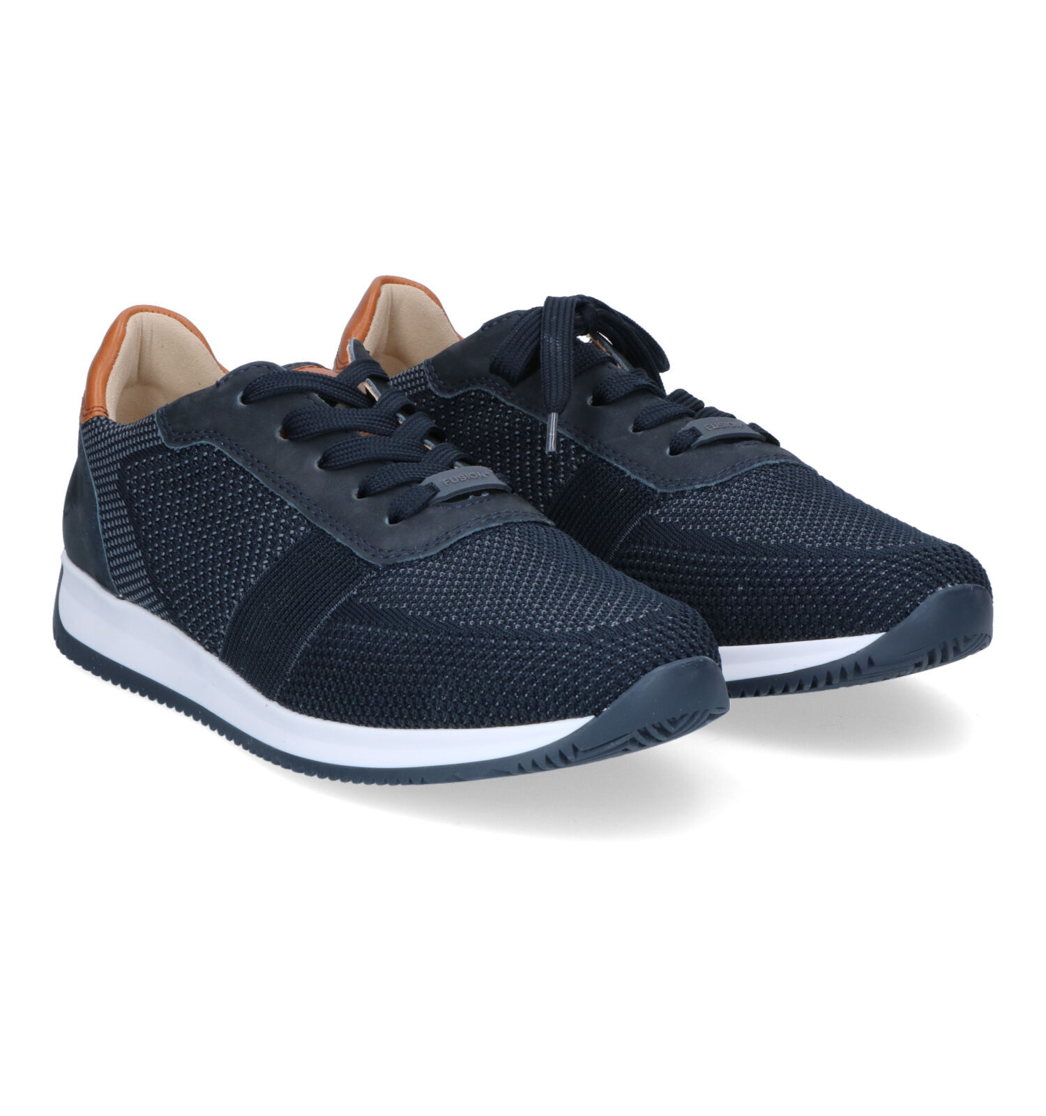 Ara Lisboa Fusion4 Blauwe Veterschoenen Heren Sneakers Online op TORFS.BE