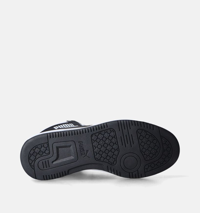 Puma Rebound v6 mid Baskets en Blanc pour filles, garçons (350368) - pour semelles orthopédiques