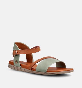 Mustang Sandales Noir/Vert