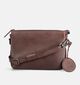Saccoo Tre Donkerbruine Crossbodytas voor dames (381981)