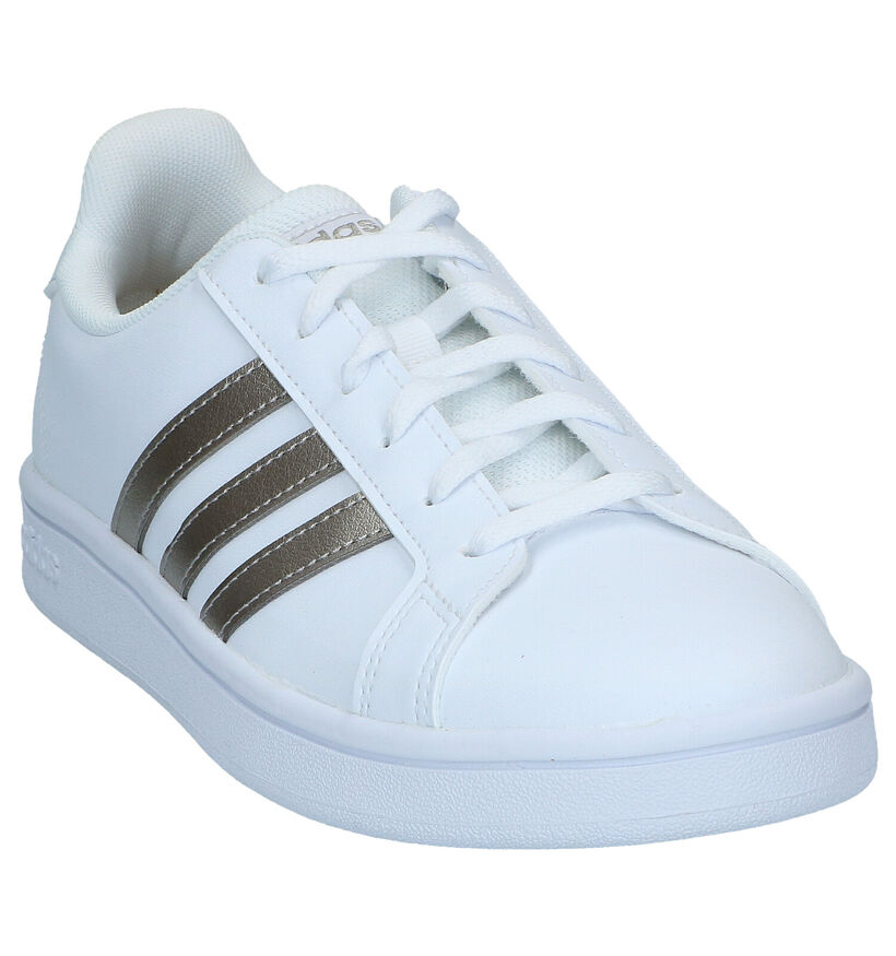 adidas Grand Court Zwarte Sneakers voor dames (334388) - geschikt voor steunzolen