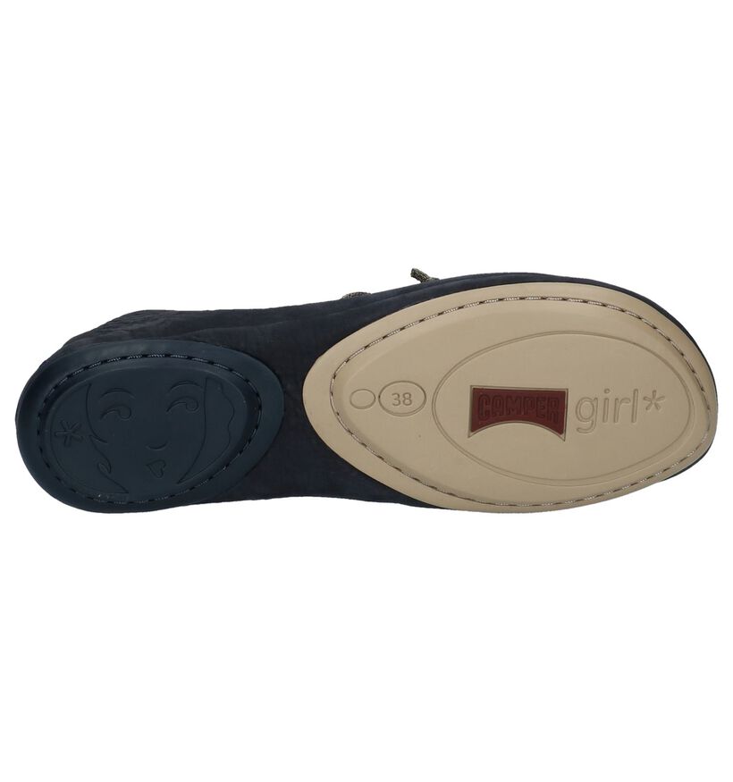 Camper Chaussures slip-on en Noir en cuir (243852)