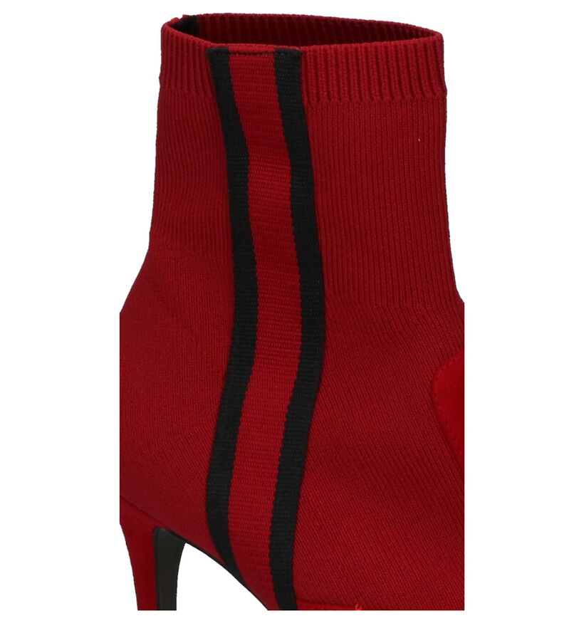 Tamaris Bottes basses en Rouge en textile (237690)