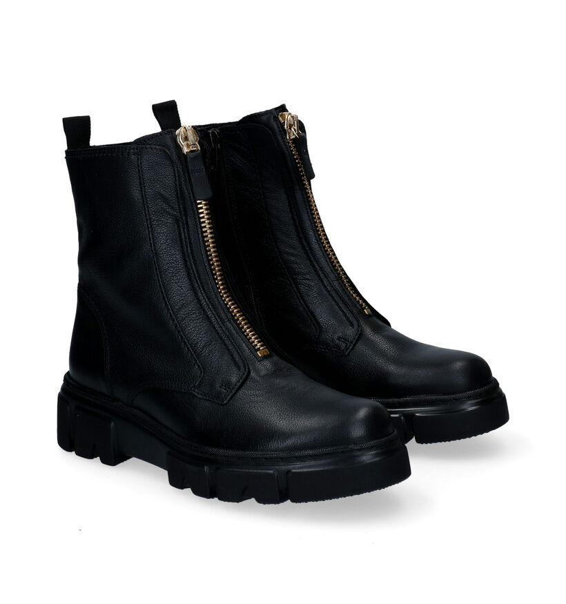 Gabor Best Fitting Bottines en Noir pour femmes (297372) - pour semelles orthopédiques
