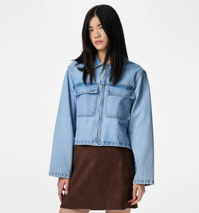 Pieces Rate Denim Manteau en Bleu pour femmes (365860)