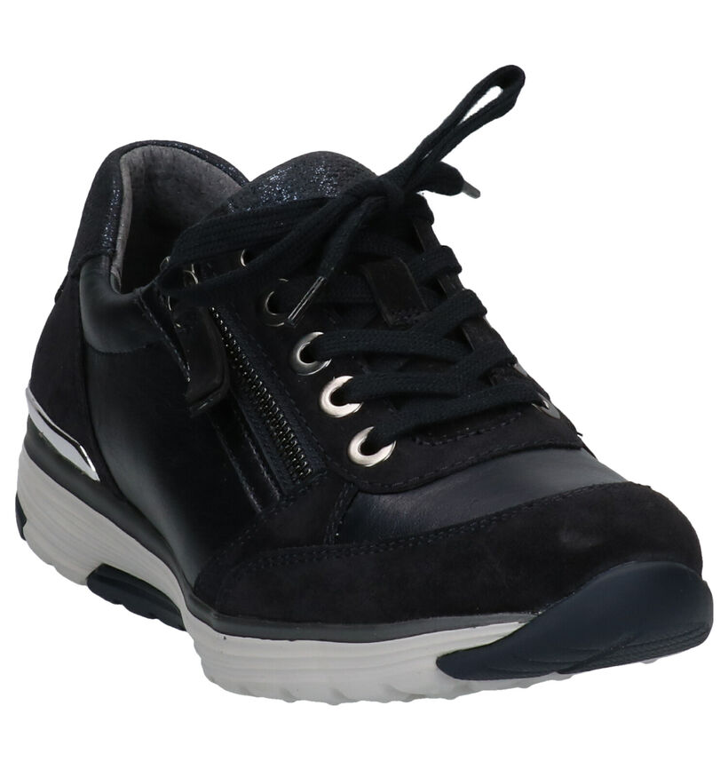Gabor Rollingsoft Blauwe Veterschoenen in leer (282430)